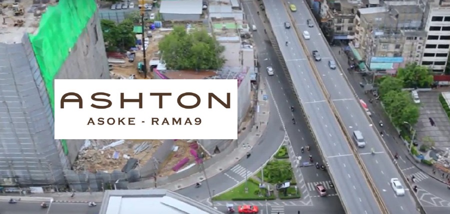 Actual site of Ashton Asoke Rama 9 Bangkok Property