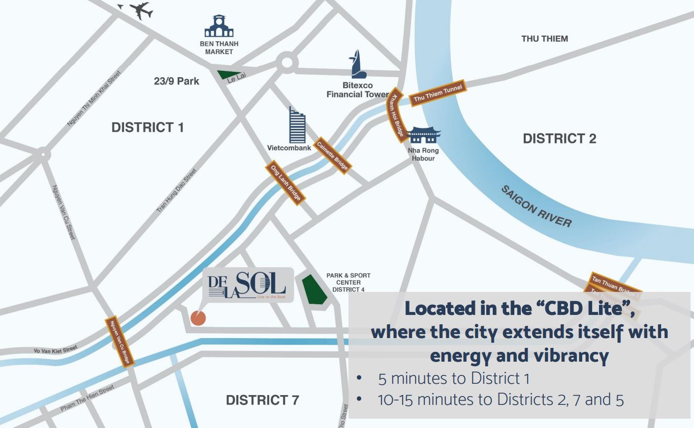 Location map of De La Sol Vietnam (The Summer / Summer Residences)