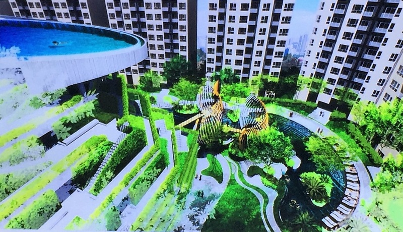 Landscaping facilities at Elio Del Nest Udom Suk Bangkok Property