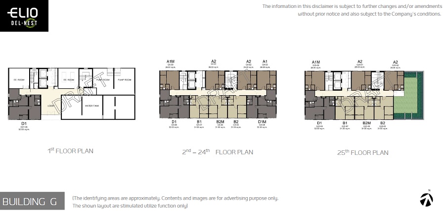 Building G Siteplan of Elio Del Nest Udom Suk Bangkok Property