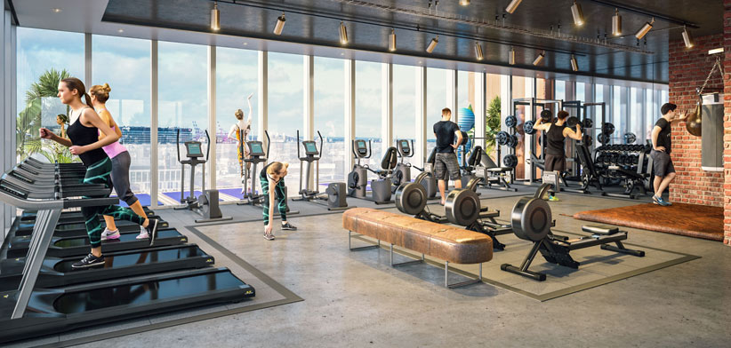 Gym of Epic Hotel For Sale in Liverpool