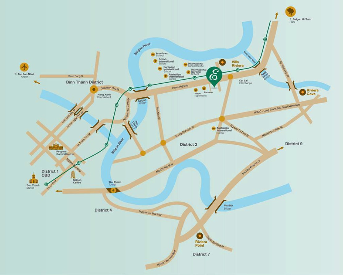 Estella Heights Location Map