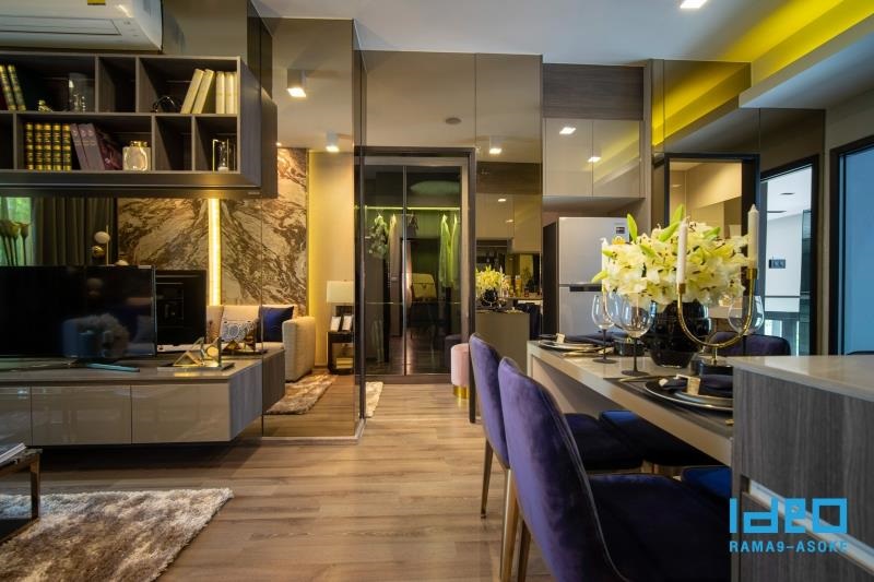 Ideo Rama 9 Asoke 2 bedroom show unit