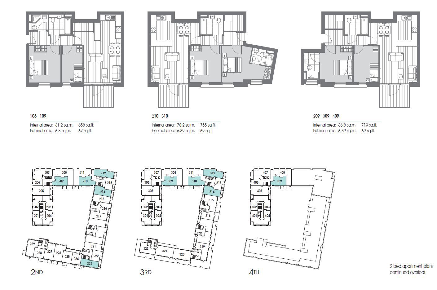 Marine Wharf East 2 bedroom floor plans part 2