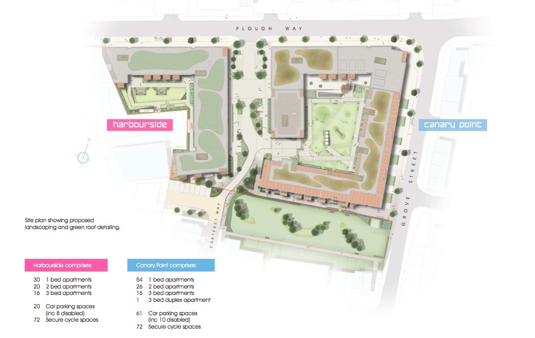 Marine Wharf East Siteplan