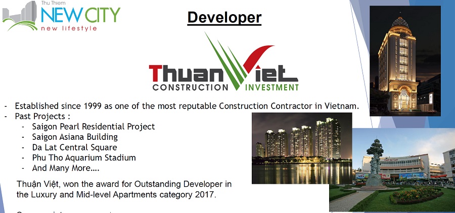 New City @ Thu Thiem Vietnam Property for sale