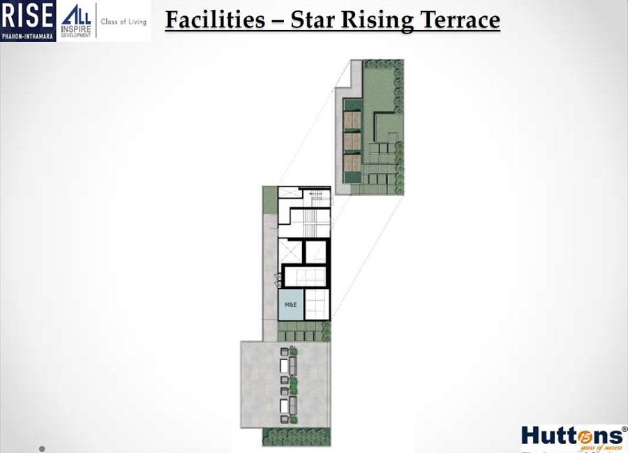 Rise Phahon Inthamara Bangkok condo rising terrace facilities