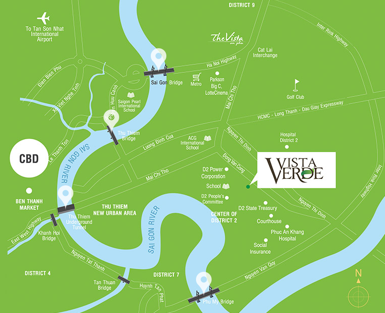 Vista Verde Location Map