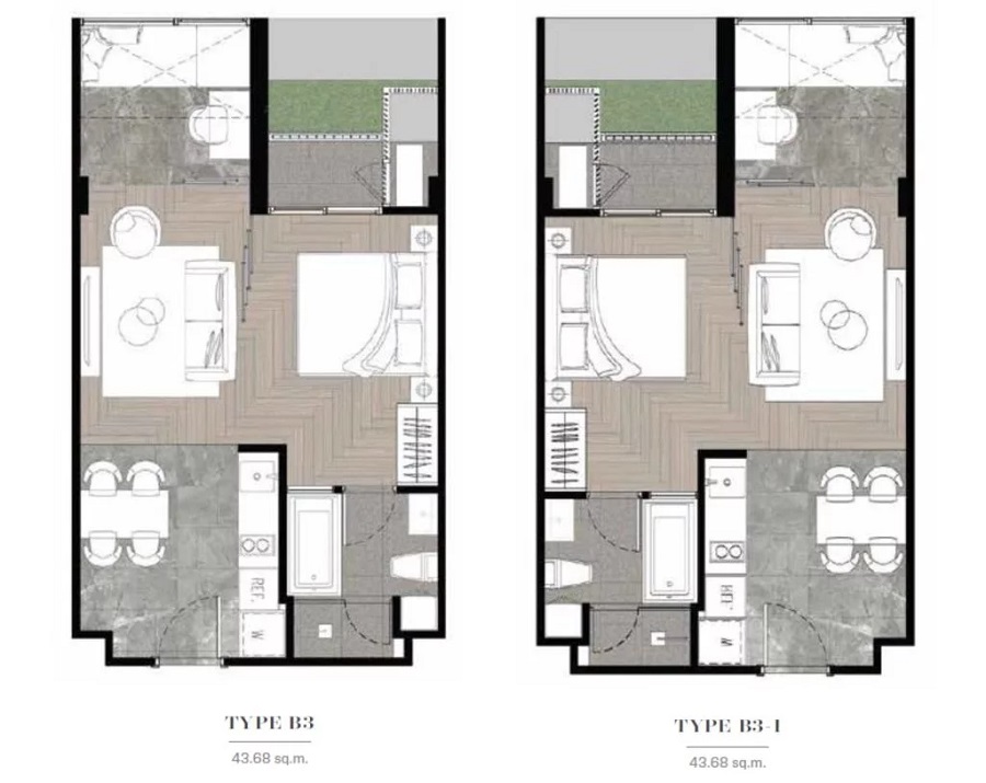 Walden Thonglor 8 1 bedroom plus floorplan