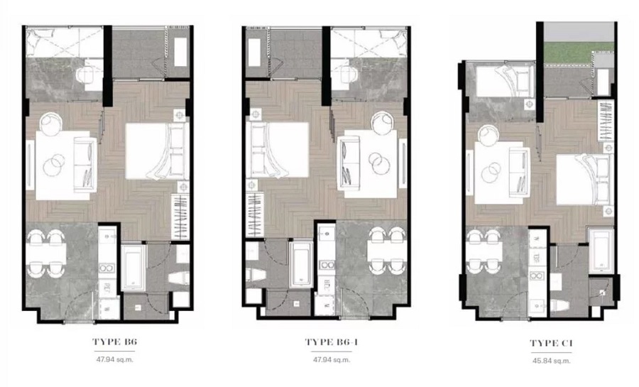 Walden Thonglor 8 2 bedroom floorplan