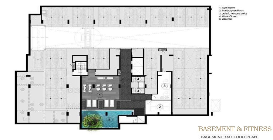 Walden Thonglor 8 basement siteplan